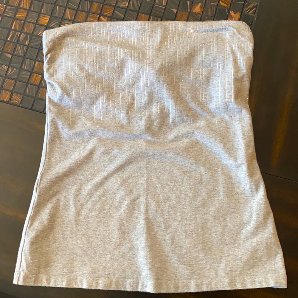 Silver sequence express tube top